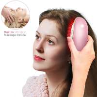 New Products Mini Electric Negative Ion Massage Comb Pink Blue Hair Styler Brush Massage Ionic Electric Hairbrush Portable